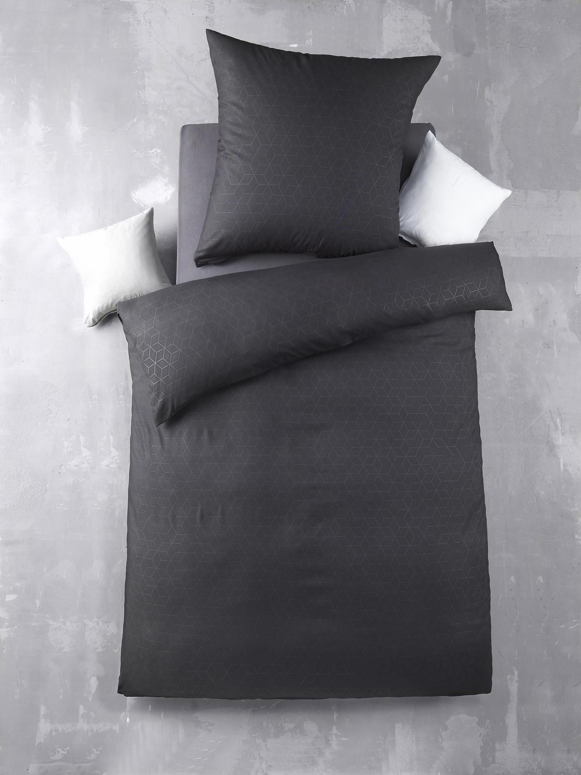 MIKROFASER-BETTWÄSCHE 135x200 Super softer Bettbezug aus 100% Polyester, Bettbezüge Schwarz Muster - Schwarz, Textil (135/200cm) - Carpe Sonno