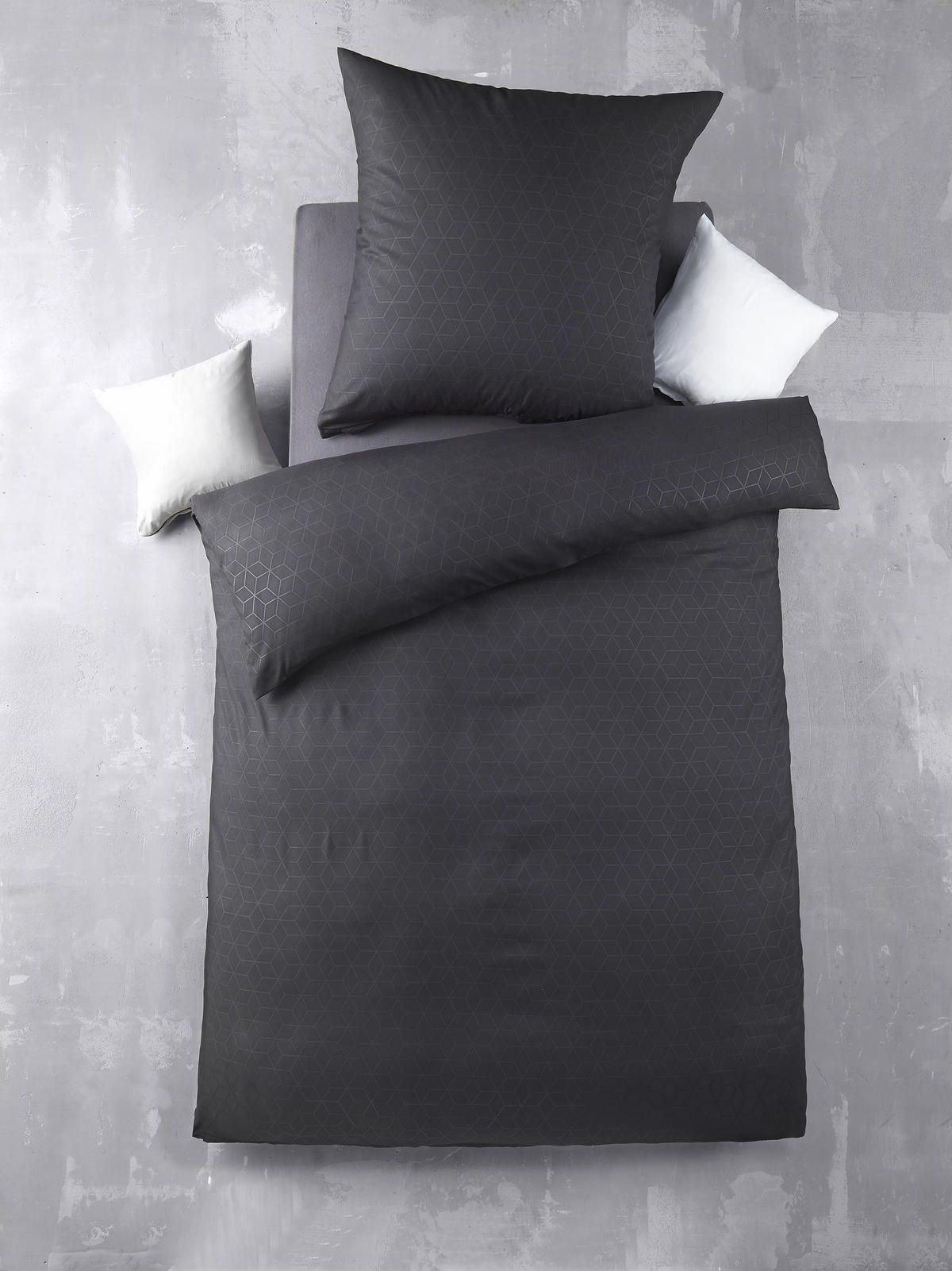 MIKROFASER-BETTWÄSCHE 135x200 Super softer Bettbezug aus 100% Polyester, Bettbezüge Schwarz Muster - Schwarz, Textil (135/200cm) - Carpe Sonno