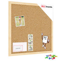 PINNWAND, Korktafel 40x40 cm, Naturholzrahmen - Braun, Holz (40/40/1.5cm) - ALLboards