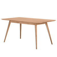 ESSTISCH - Massivholz - Eichefarben, Holz (90/160/75cm) - home24