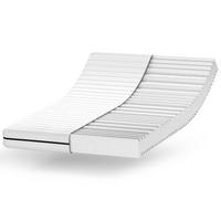 KALTSCHAUMMATRATZE 100x200 cm 7-Zonen Matratze mit H2+H3 - Höhe 18cm - Weiß, Textil (100/200cm) - Mister Sandman