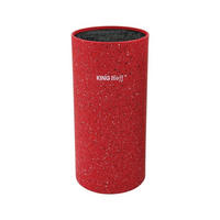 MESSERBLOCK Rot 22/11/22 cm KH1093 - Rot, Kunststoff (11/22/22cm) - Kinghoff 
