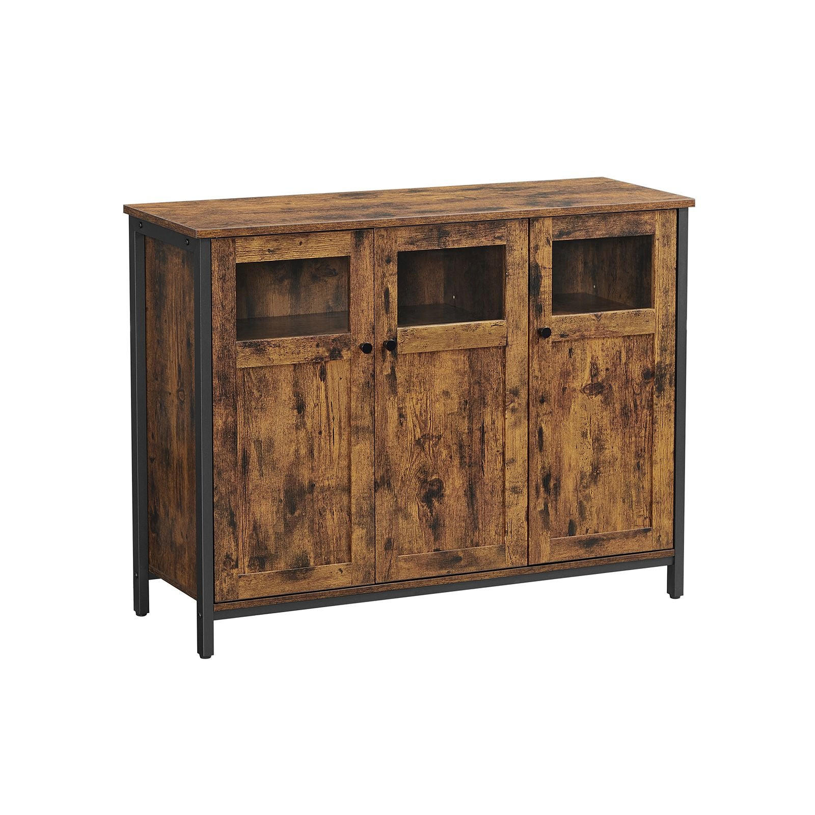 SIDEBOARD - Braun, Holzwerkstoff (35/75/100cm) - Hansiro