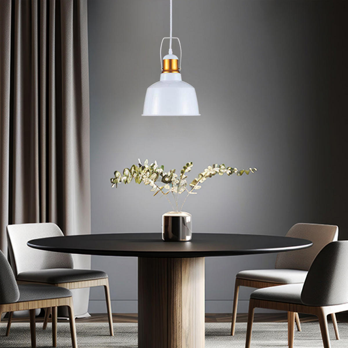 LED HÄNGELEUCHTE Metall Weiß - Weiß, Metall (23/31/31cm)