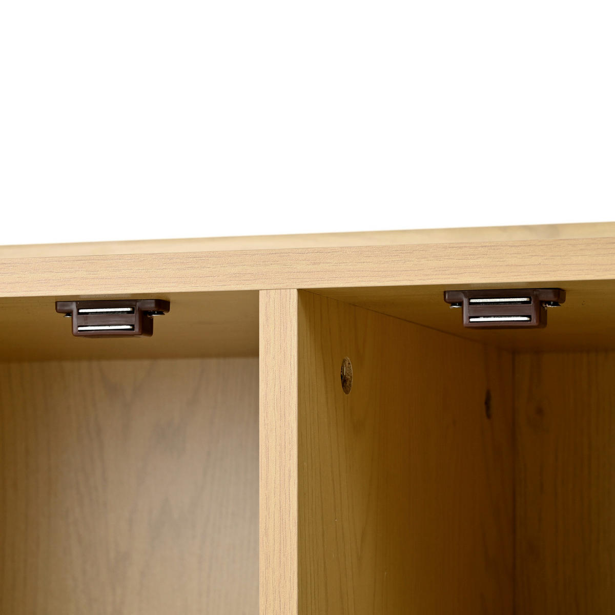 SCHUHSCHRANK aus Spanplatte 120x35x106cm in Natural mit 3 Türen & Schublade - Naturfarben, Holzwerkstoff (35/106/120cm) - Modfu