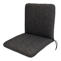 SESSELAUFLAGE Bolton - 45x88cm, anthrazit - Grau, Textil (45/7/88cm) - TPFGarden