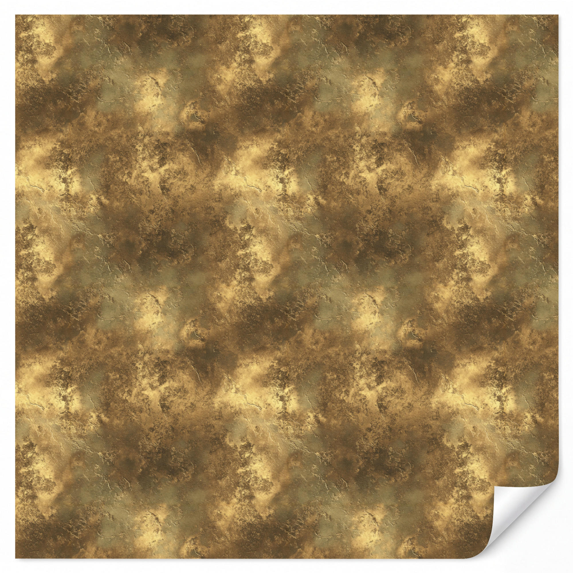 OnlyWow Tapete Messing 240x220 cm