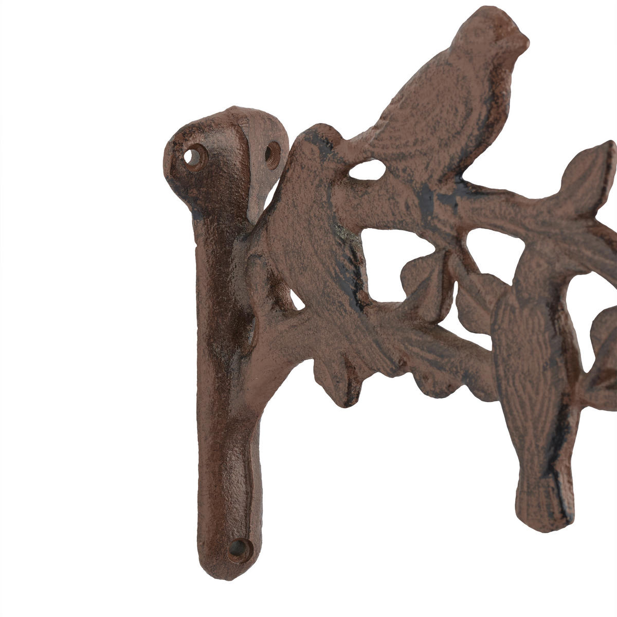 VOGELTRÄNKE - Braun, Metall (25/42/10.5cm) - Relaxdays
