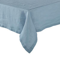 TISCHDECKE Riga 160x300cm - Blau, Textil (160/250cm) - Butlers