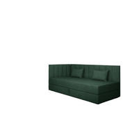 SOFA Thelma In Opera - Dunkelgrün, Holzwerkstoff/Textil (207/90/97cm) - Fun Möbel