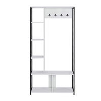 GARDEROBE Weiß 35/90/182 cm - Weiß, Holzwerkstoff (90/182/35cm) - Mobili Rebecca