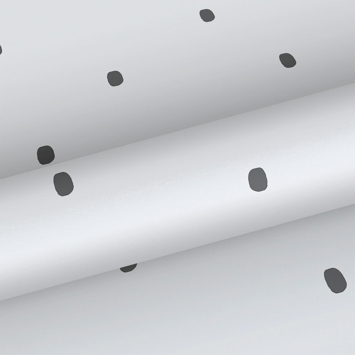 TAPETE Punkte 53 cm x 10.05 m - Schwarz, Papier (53/0.1cm) - Sanders & Sanders
