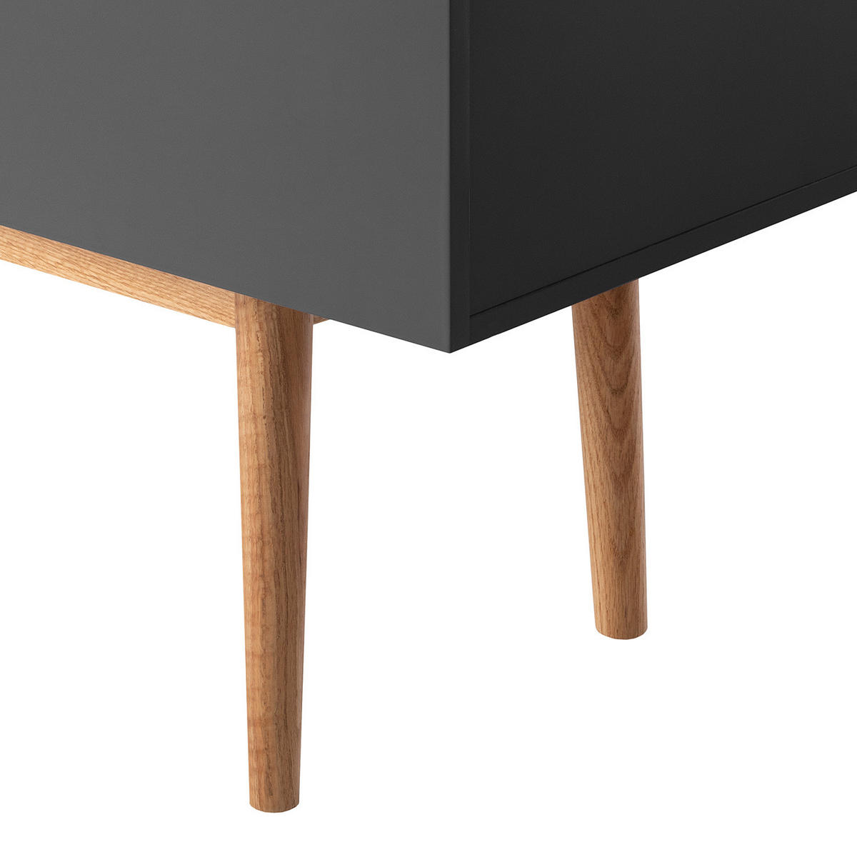 SIDEBOARD - Breite 150 cm - Eichefarben/Grau, Holzwerkstoff (150/72/40cm) - home24