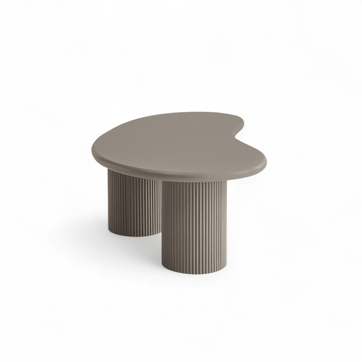 COUCHTISCHE 2er Set Beige - Taupe/Graubraun, Holzwerkstoff (130/70/50cm) - Furnhouse