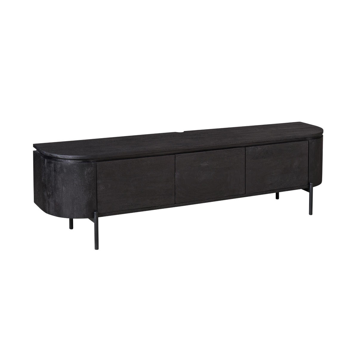 TV-MÖBEL Excellent Schwarz 35/160/45 cm - Schwarz, Holz (160/45/35cm) - Starfurn