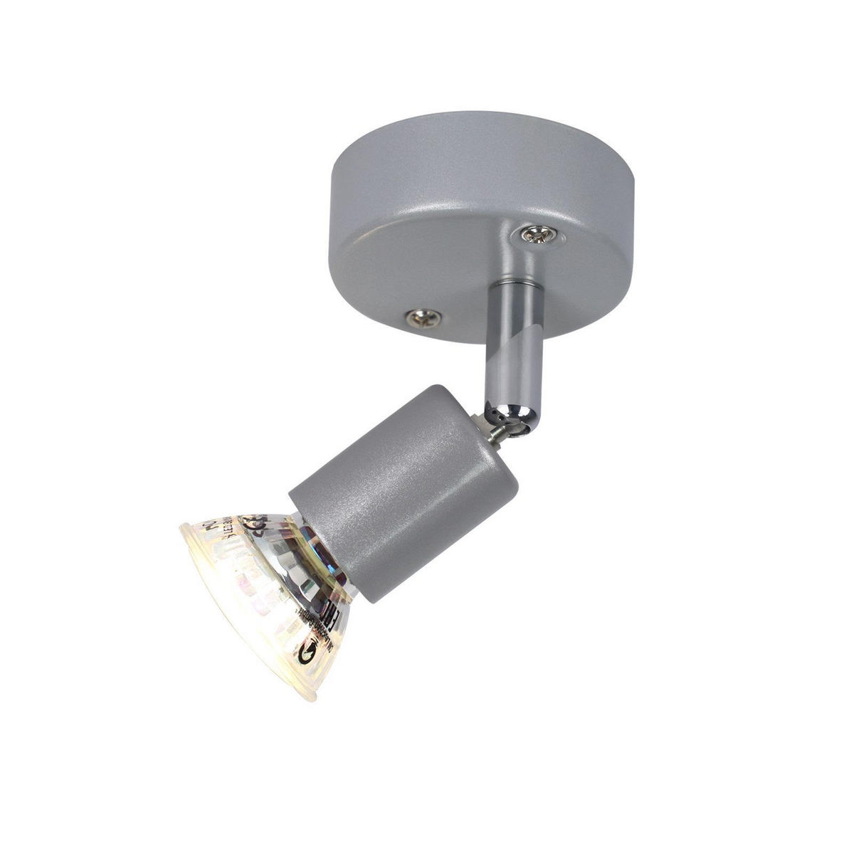 DECKENLEUCHTE Lenz 14/10/7cm - Silberfarben, Metall (14/10/7cm) - Nettlife