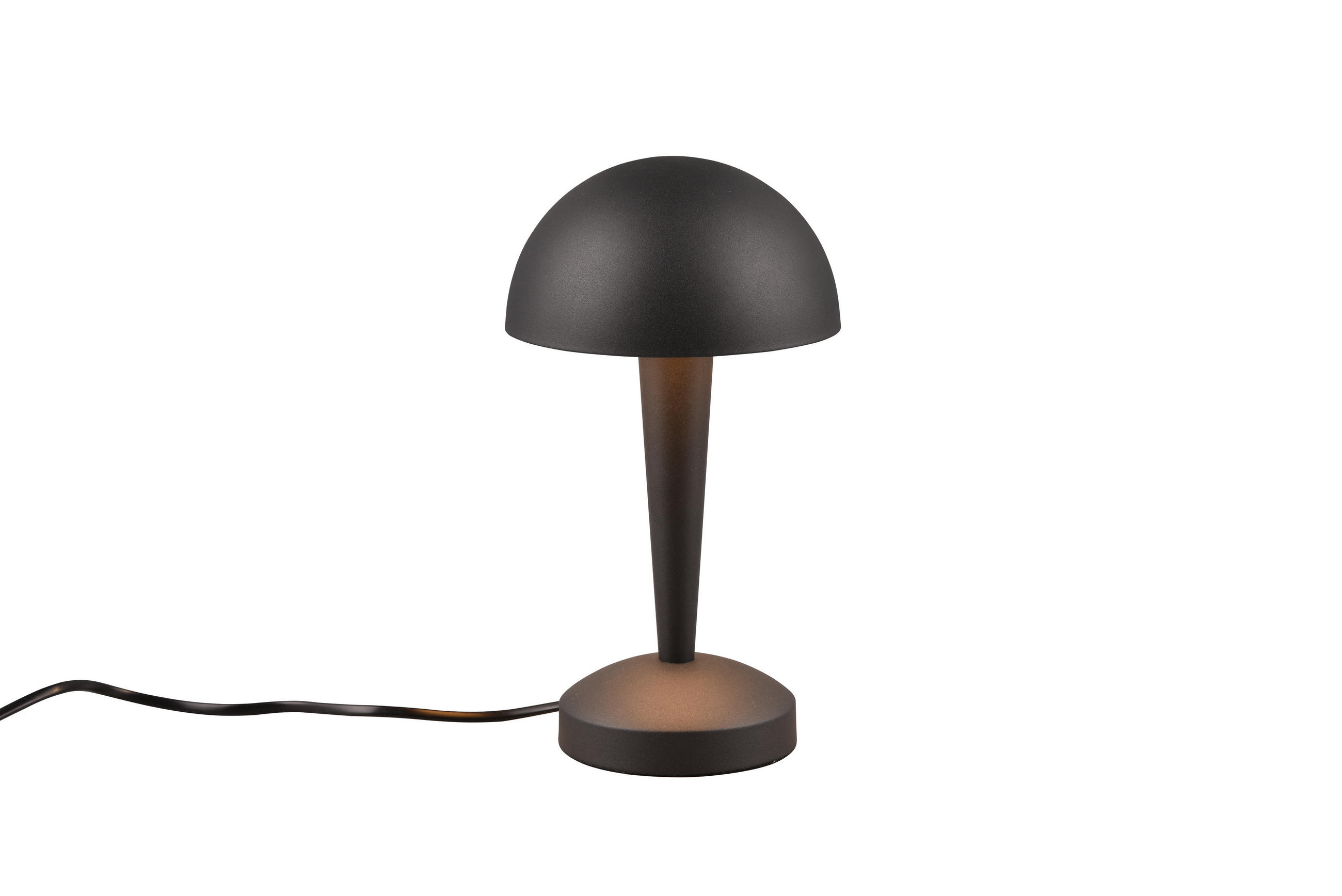 Trio Leuchten Tischlampe Schwarz 15x26.5x15 cm