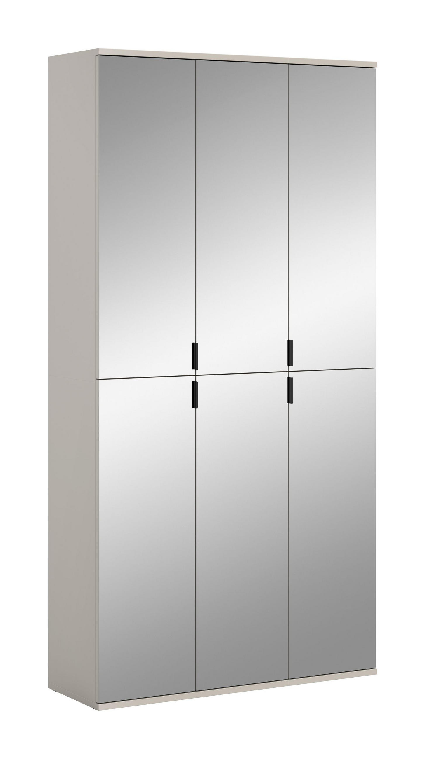 GARDEROBE Nexus (B/H/T: ca. 91/193/34 cm) in Kaschmir/Spiegelglas - Kaschmir, Holzwerkstoff (91/193/34cm)