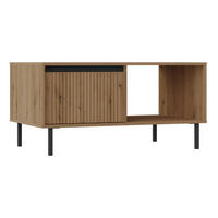 COUCHTISCH OSTIA 100,2/50/60 cm Goldfarben - Goldfarben, Holzwerkstoff (60/100.2/50cm) - MASSENO