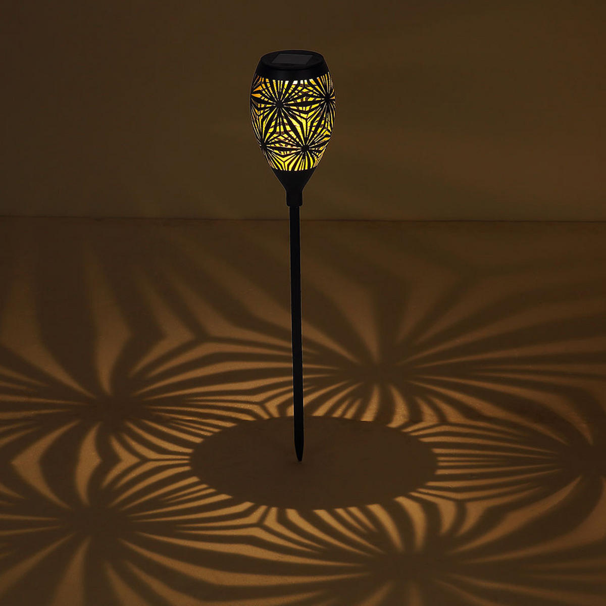 LED AUSSENLEUCHTE Metall Schwarz - Schwarz, Metall (11/11/58cm) - Globo Lighting