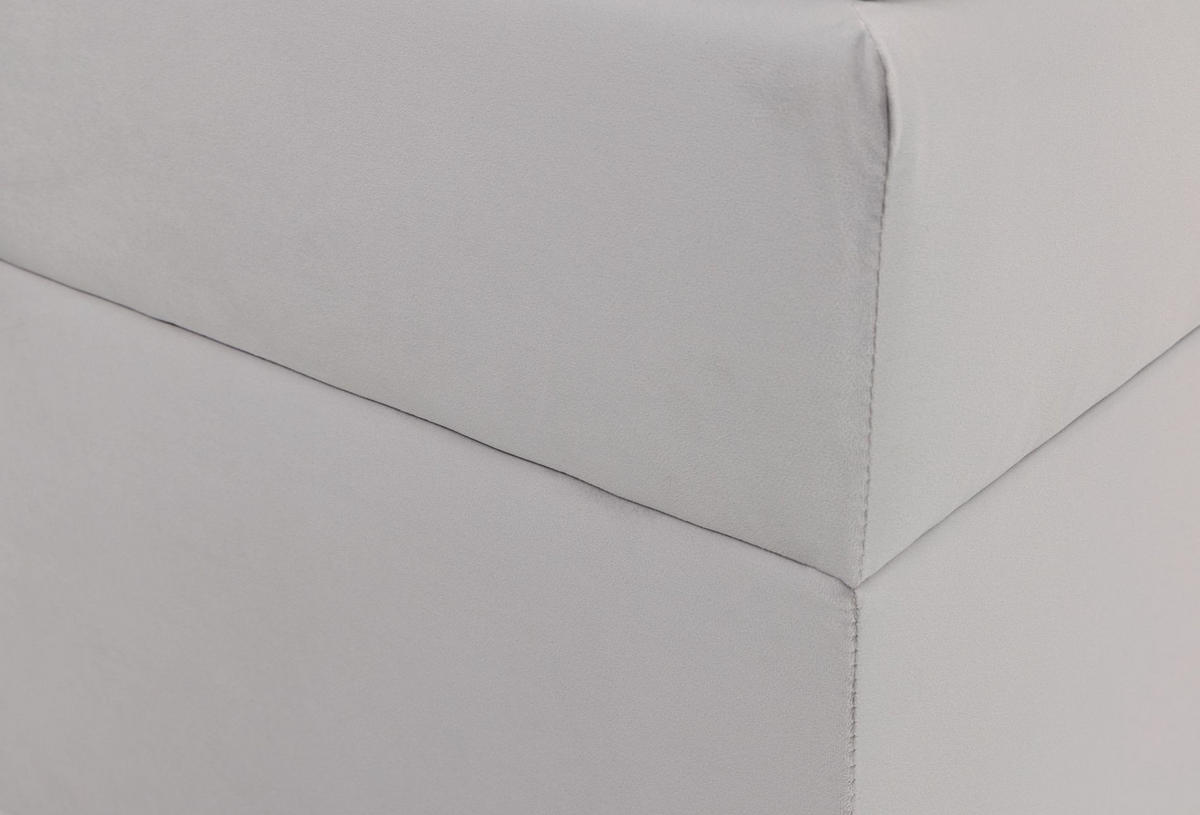 BOXBETT Daissy Hellbeige Samt 140x200 cm - Ecru, Textil (140/200cm) - Selsey