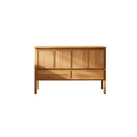 WASCHTISCHUNTERSCHRANK Jane Natur aus Teak - Naturfarben, Holz (120/79/54cm) - Tikamoon