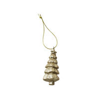 CHRISTBAUMKUGEL Santa Lila Gold 3/3/7.5 cm Kunstoff - Goldfarben, Kunststoff (3/7.5/3cm) - Mondex