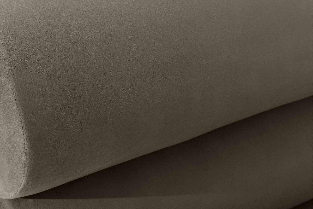 POLSTERBETT LUNEO - Schwarz/Braun, Holz/Holzwerkstoff (202/204cm) - KONSIMO®