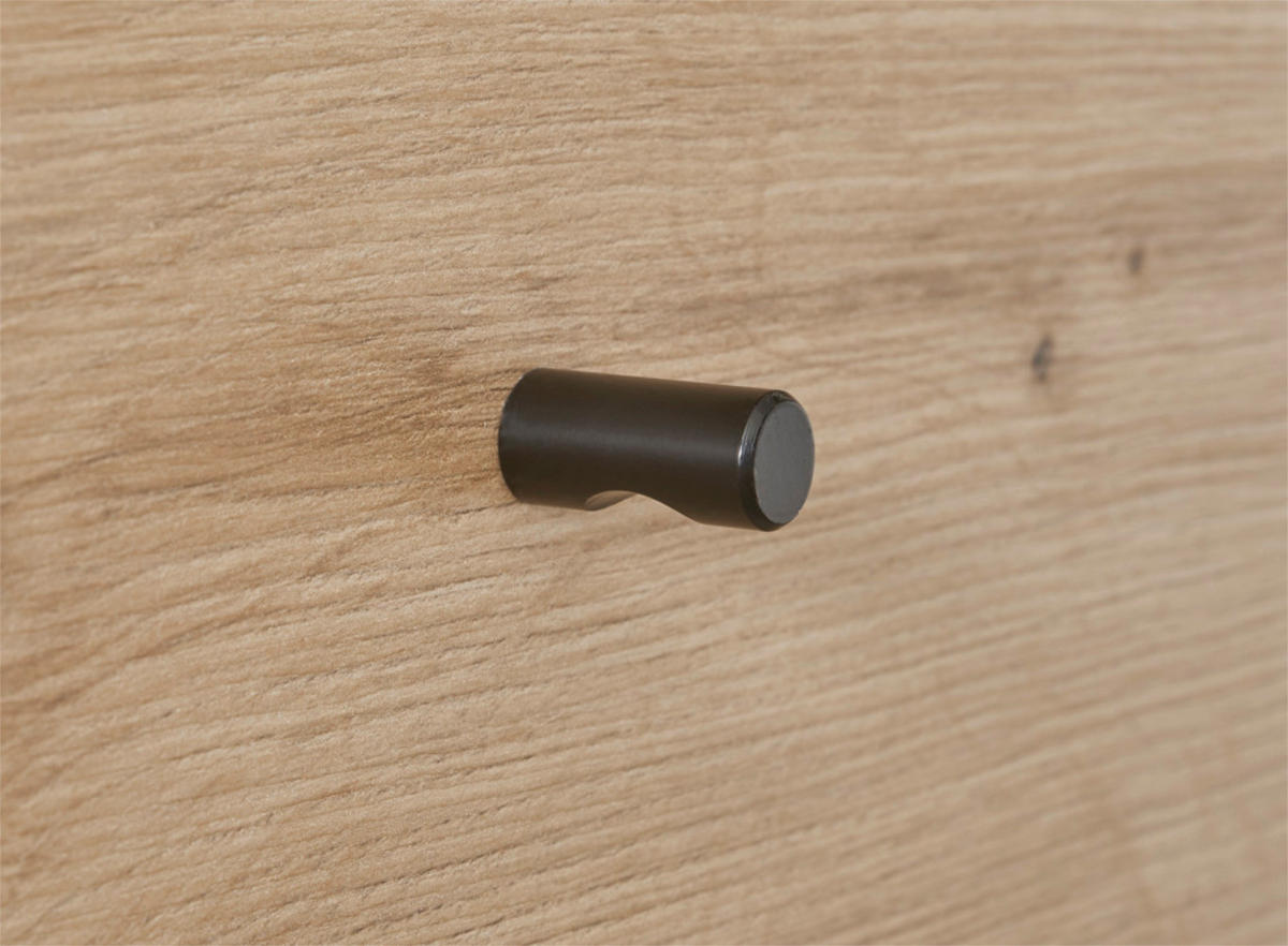 GARDEROBE 5-teilig in 230/196/38 cm - Schwarz, Holz (230/196/38cm) - moebel dich auf