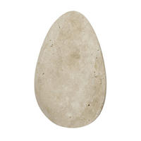 WANDLEUCHTE Calix, Beige, 24.5cm - Beige, Stein (18.6/24.5/7cm) - KOSILUM