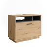 WASCHBECKENUNTERSCHRANK Beatrice Artisan Eiche/Anthrazit 80 x 64 cm mit Schublade - Anthrazit/Eiche Artisan, Holzwerkstoff (80/64/35cm) - Vicco