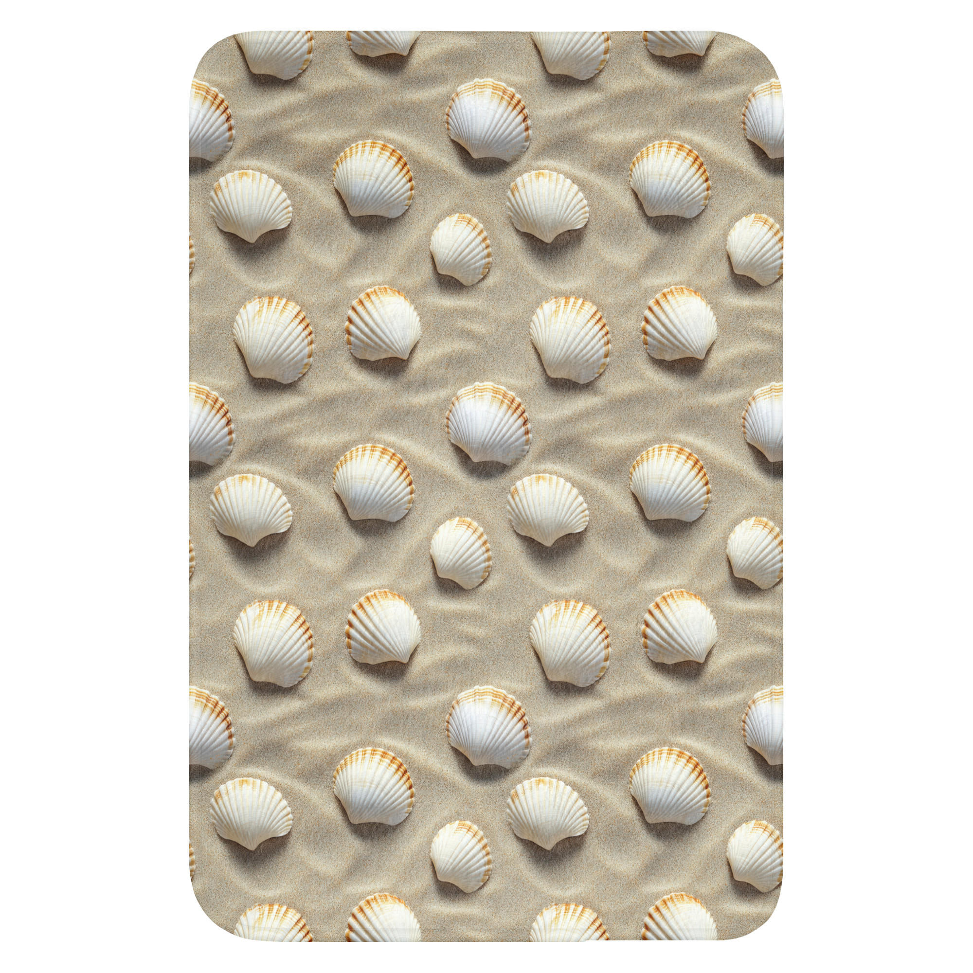 OnlyWow WC PŘEDLOŽKA Mušle - Písek - Námořní 40x60 cm
