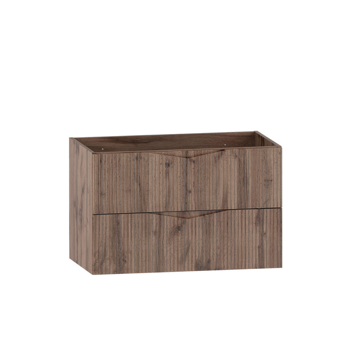 WASCHTISCHUNTERSCHRANK 80cm Tao Holz - Braun, Holzwerkstoff (80/50/46.5cm) - Petits-meubles