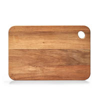 SCHNEIDEBRETT Akazienholz 37/25/2 cm - Braun, Holz (25/37cm) - ZELLER