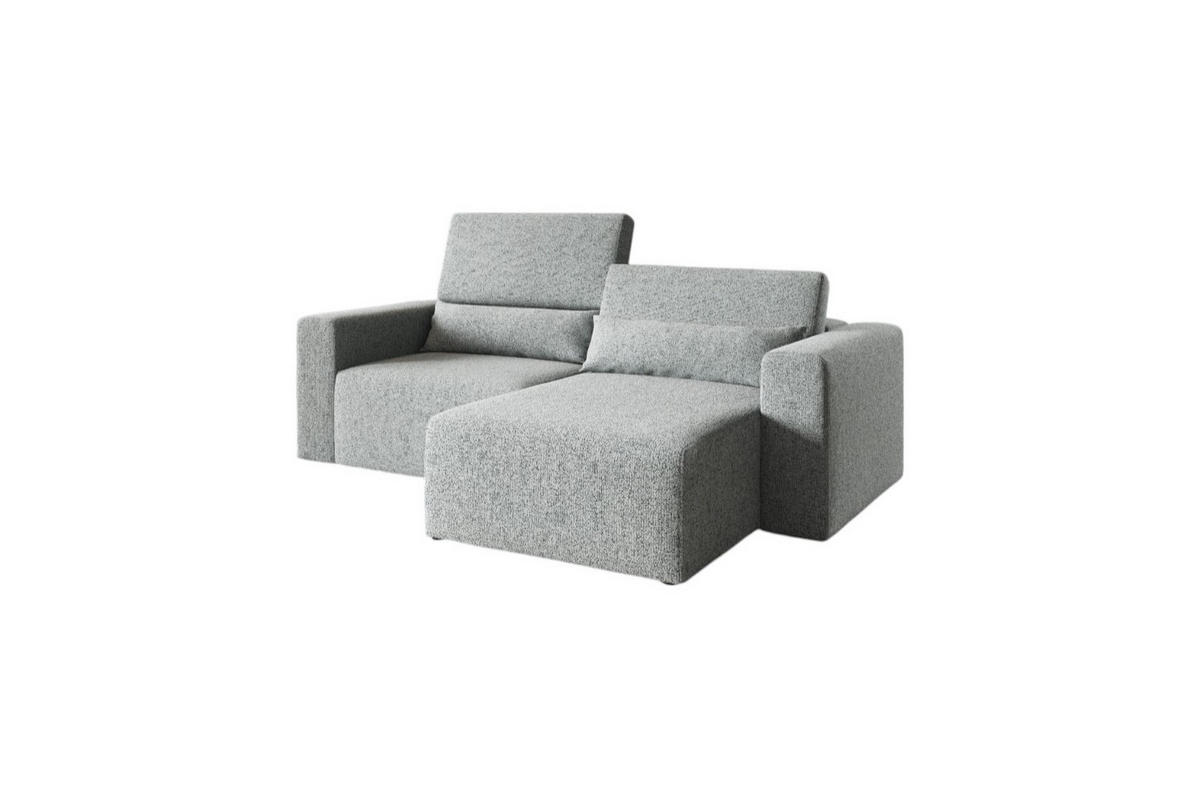 ECKSOFA Modular Premium Grau - Schwarz/Grau, Holz/Holzwerkstoff (225/172cm) - Furnisell