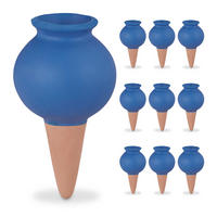 10xTONKEGEL - Multicolor, Keramik (6/12/6cm) - Relaxdays