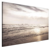 LEINWANDBILD Strand 90x60 cm - Multicolor, Holz (90/60cm) - LUMASOUL