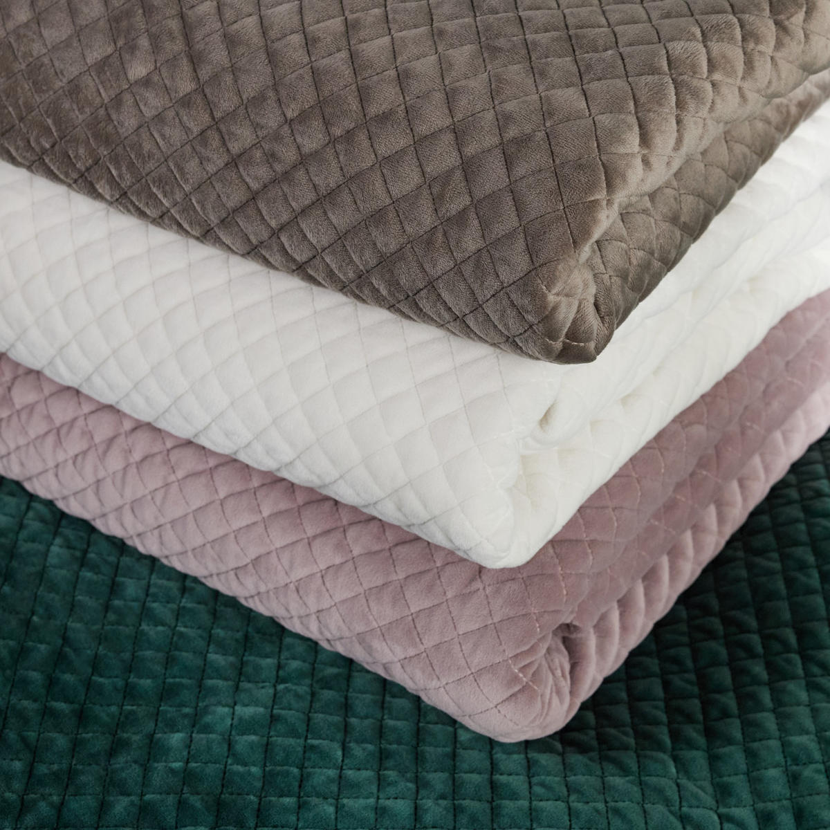TAGESDECKE Plums - Hellrosa, Textil (200/220cm) - home&you