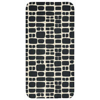 BADEMATTE Modern - Bio - Schwarz Badteppich 60x120 cm - Anthrazit, Kunststoff/Textil (60/120cm) - OnlyWow