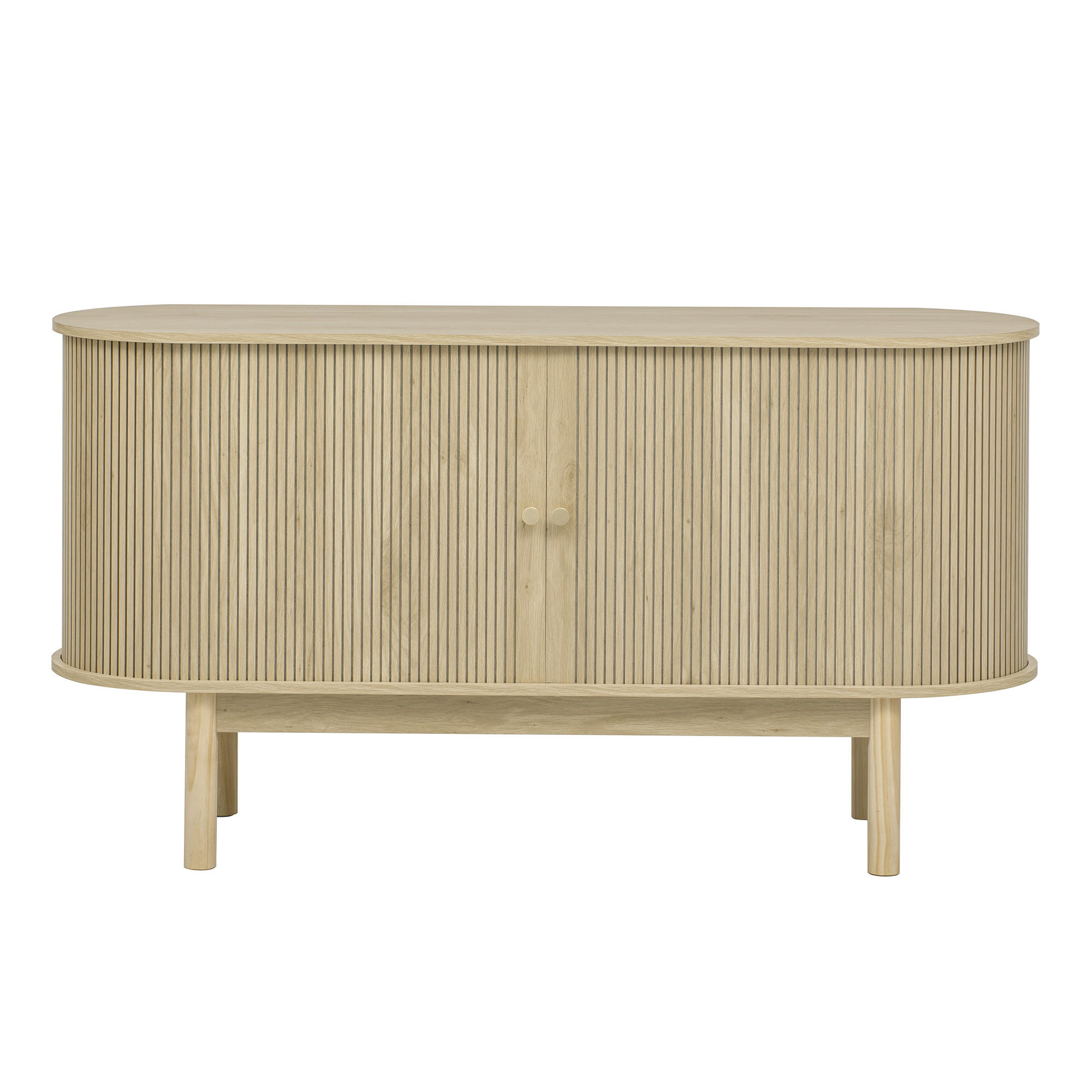 SIDEBOARD Holzoptik 138/43/75 cm - Hellbraun, Holzwerkstoff (43/75/138cm) - Urban Meuble