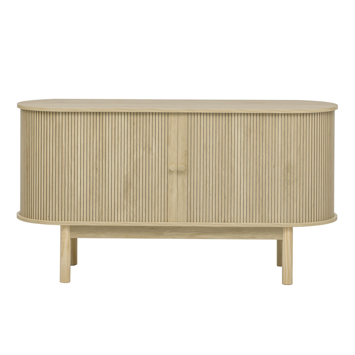SIDEBOARD Holzoptik 138/43/75 cm - Hellbraun, Holzwerkstoff (43/75/138cm) - Urban Meuble