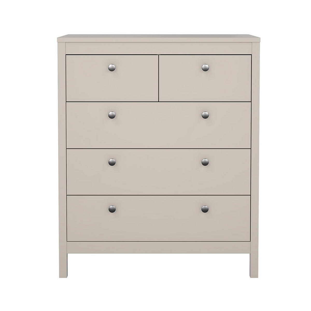 KOMMODE, Madrid, Kaschmir, Holzwerkstoff, 83 x 39 x 99 cm - Kaschmir, Holzwerkstoff (83/99/39cm) - ebuy24