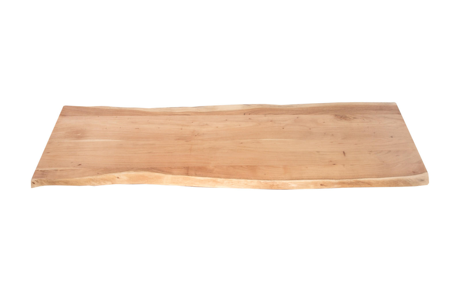 TISCHPLATTE CURT - Beige/Naturfarben, Akazienholz/Holz (60/200/3cm) - SAM