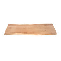 TISCHPLATTE CURT - Beige/Naturfarben, Akazienholz/Holz (60/200/3cm) - SAM