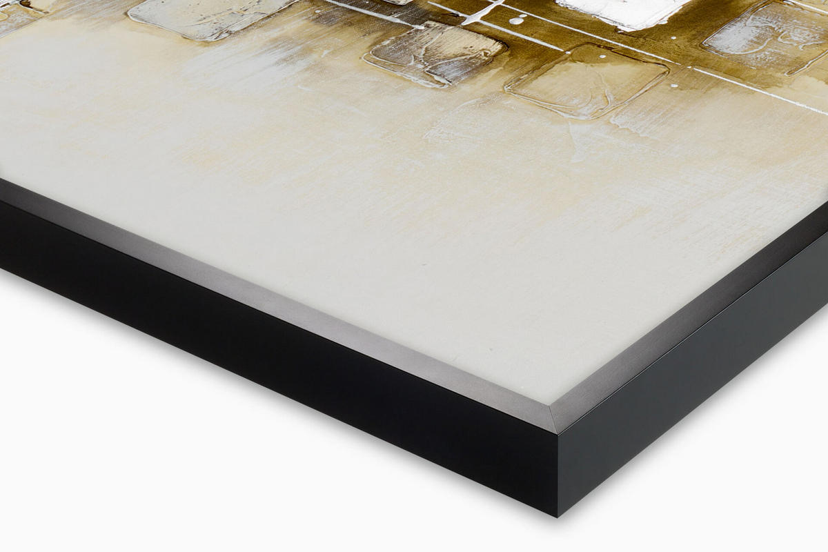 ÖLGEMÄLDE 120/60 cm - Beige/Braun, Holz/Textil (120/60cm) - KUNSTLOFT