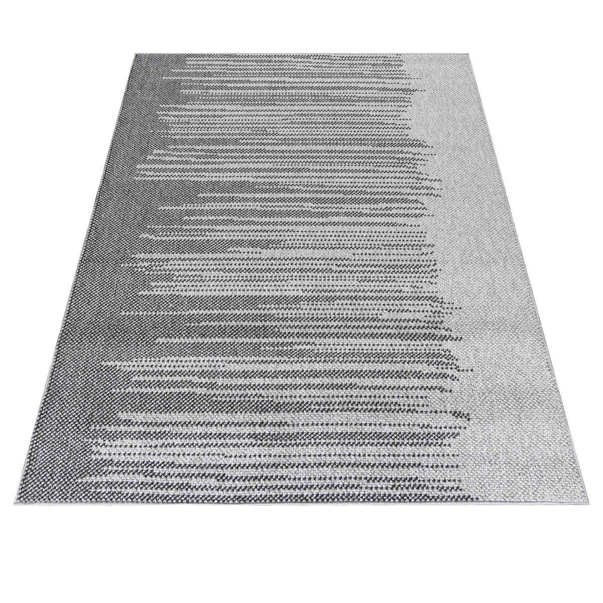 TEPPICH Lora SD94A Mazovia 80x150cm Anthrazit Grau Abstrakt Kurzflor - Grau, Textil (80/150cm) - Mazovia