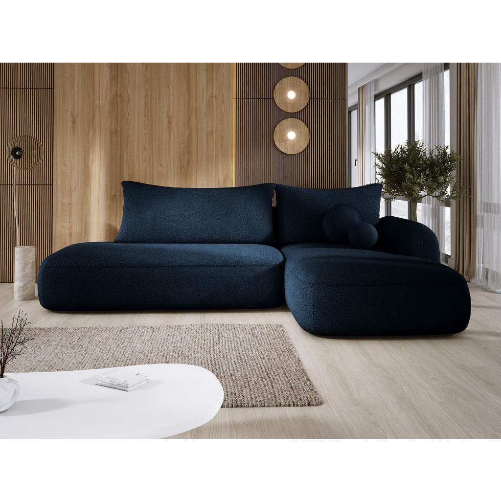 Thumbnail - DomoHome Ecksofa, Dunkelgrau, Textil, Rechteckig, 300x190 cm, Wohnzimmer, Sofas & Couches, Wohnlandschaften, Ecksofas