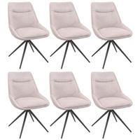 ESSZIMMERSTUHL Beige 6er-Set - Beige, Textil (51/86/60cm) - MCW