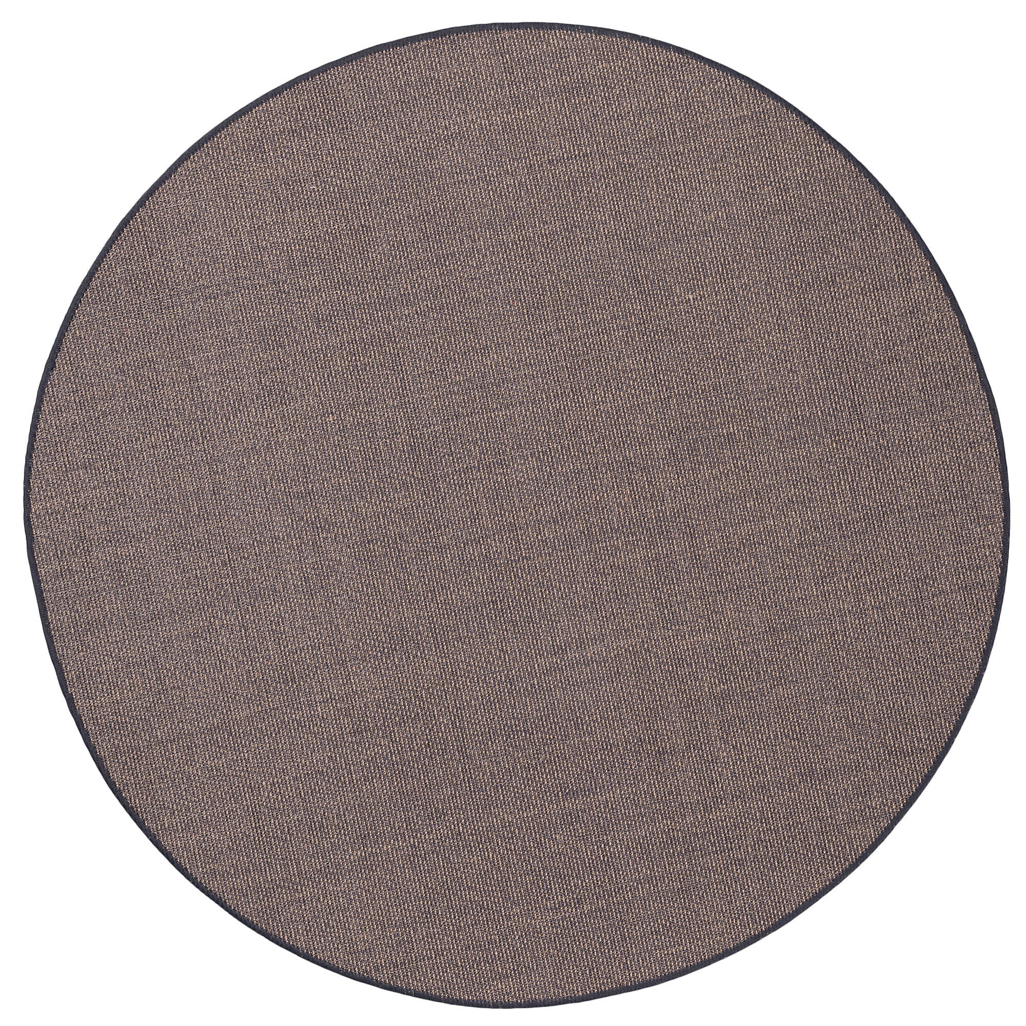 SISAL NATUR TEPPICH RUND - Graphitfarben, Textil (200/200cm) - Snapstyle