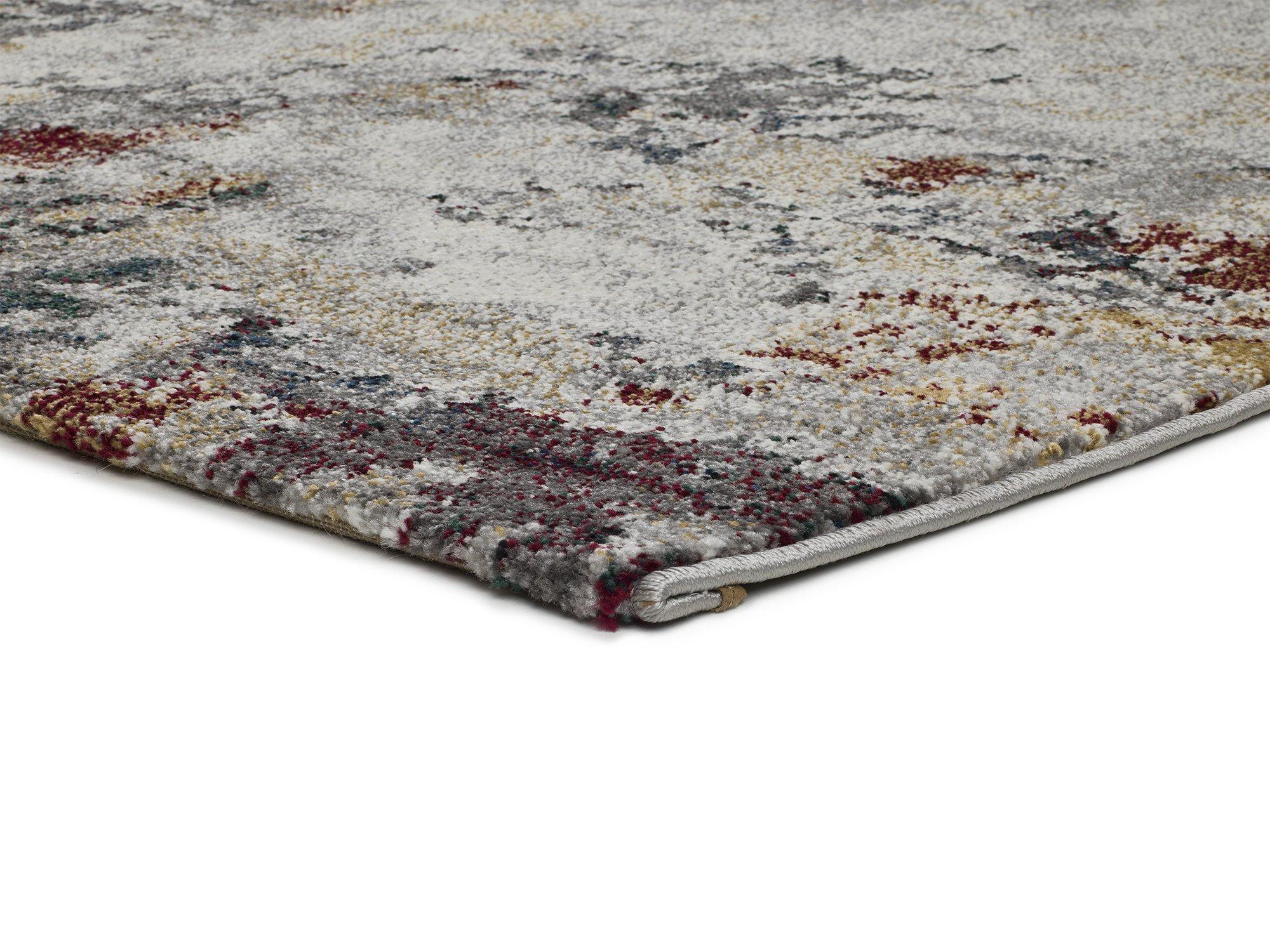 WEBTEPPICH Grau Graffiti 140/200 cm - Multicolor/Grau, Naturmaterialien/Textil (140/200cm) - Atticgo